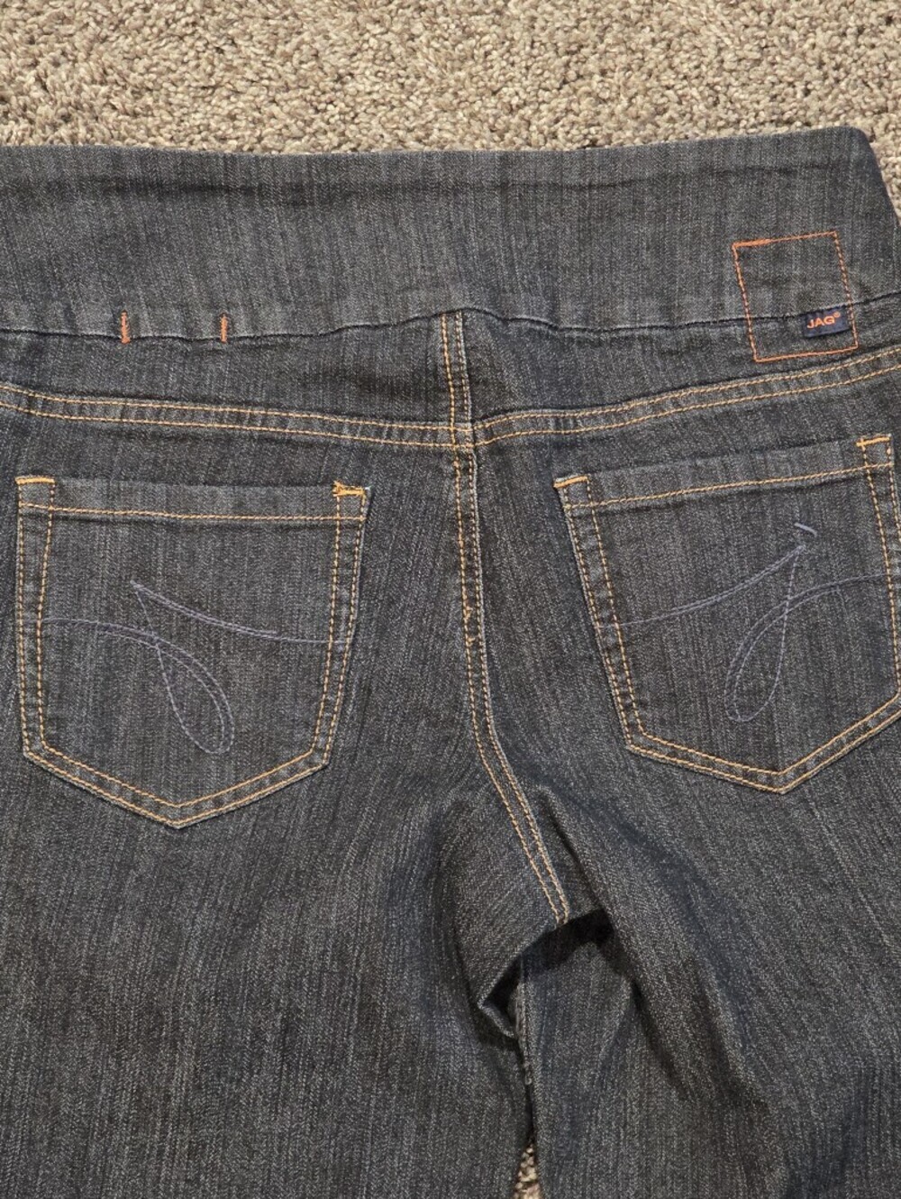 JAG Women’s Straight-Leg Pull On Jeans SIZE 12 - Picture 6 of 6